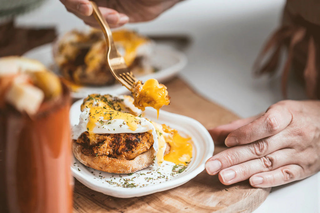 Chesapeake Crab Cake Benedict | Farmergirl Fresh