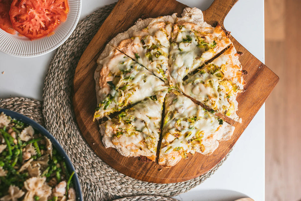 Hot Honey Brussel Sprout Pizza | Farmergirl Fresh