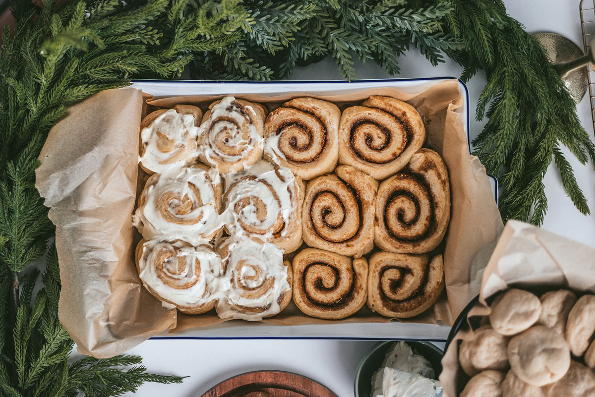 Citrus Sugar Spiced Cinnamon Rolls