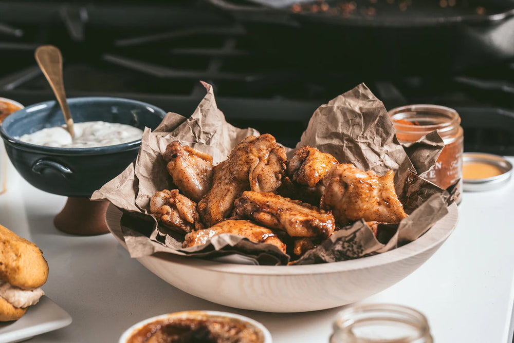 Ethiopian Berbere Honey Chicken Wings