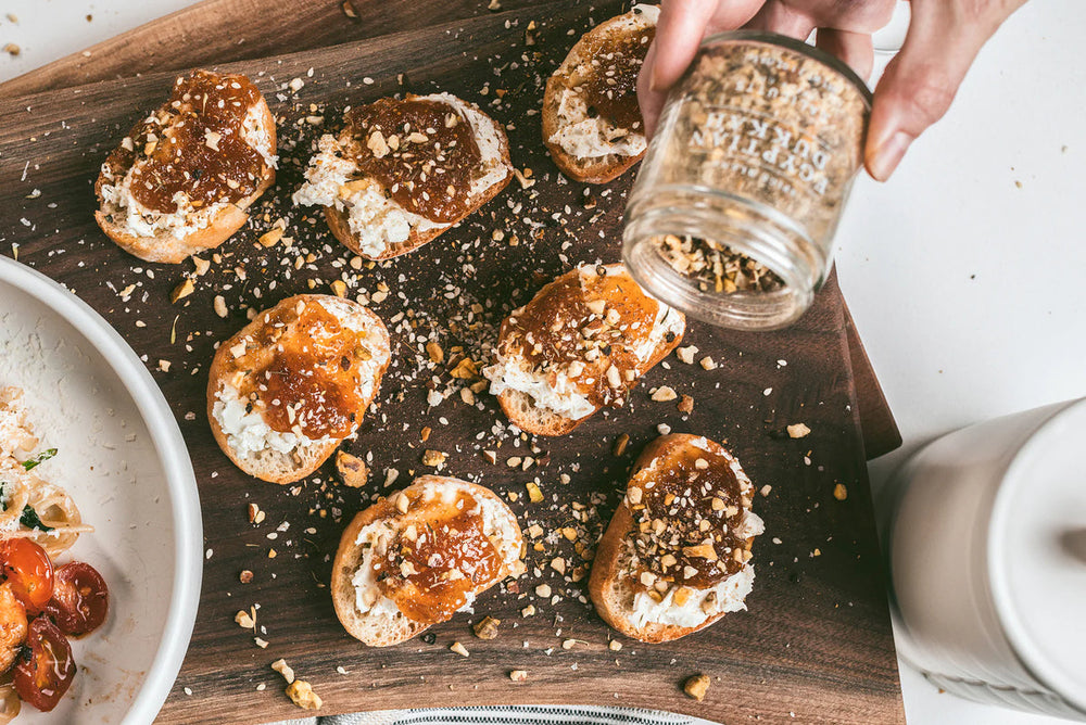 Fig & Dukkah Crostini