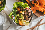 Sweet Ginger Teriyaki Steak Poke Bowl