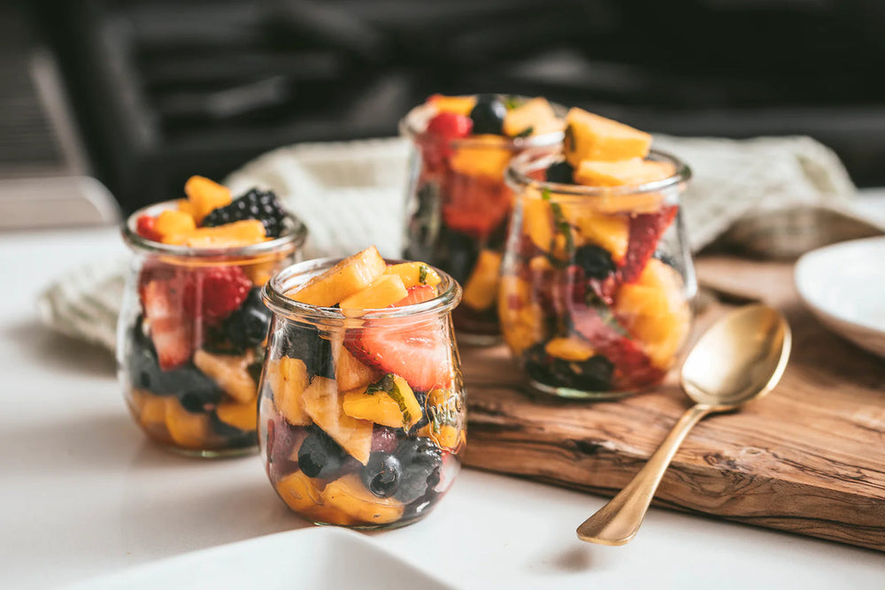 Vanilla Bean Sugar Summer Fruit Salad